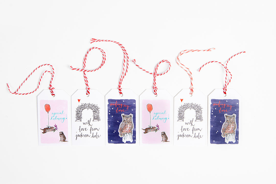 Gift Tag - Pick your own set - Bird & Buffalo