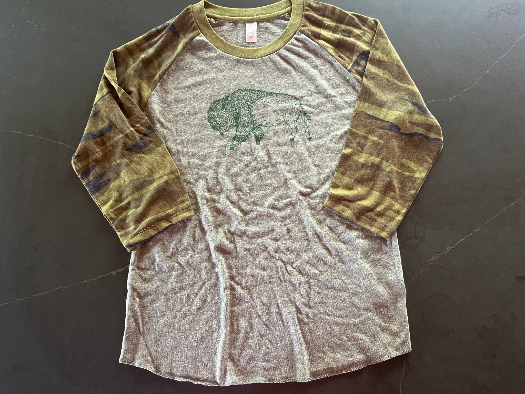 Bison - Women’s Camo Baseball