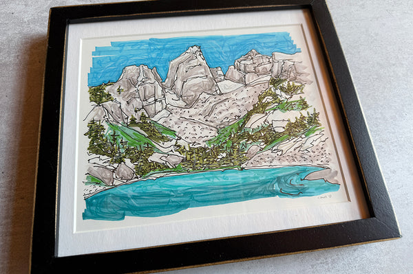 Delta Lake 6 - Black Frame