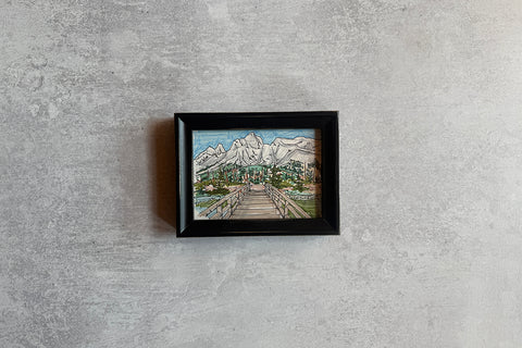 Jenny Lake Boardwalk - Black Frame