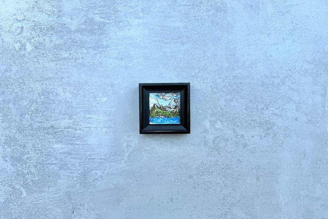 Jenny Lake Overlook - Black Frame - Bird & Buffalo