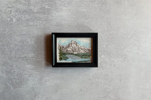 Mount Moran - Black Frame