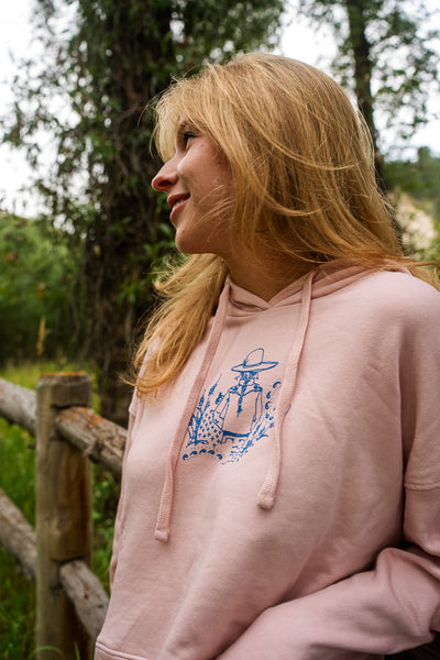 Cowgirl - Hoodie -Pink