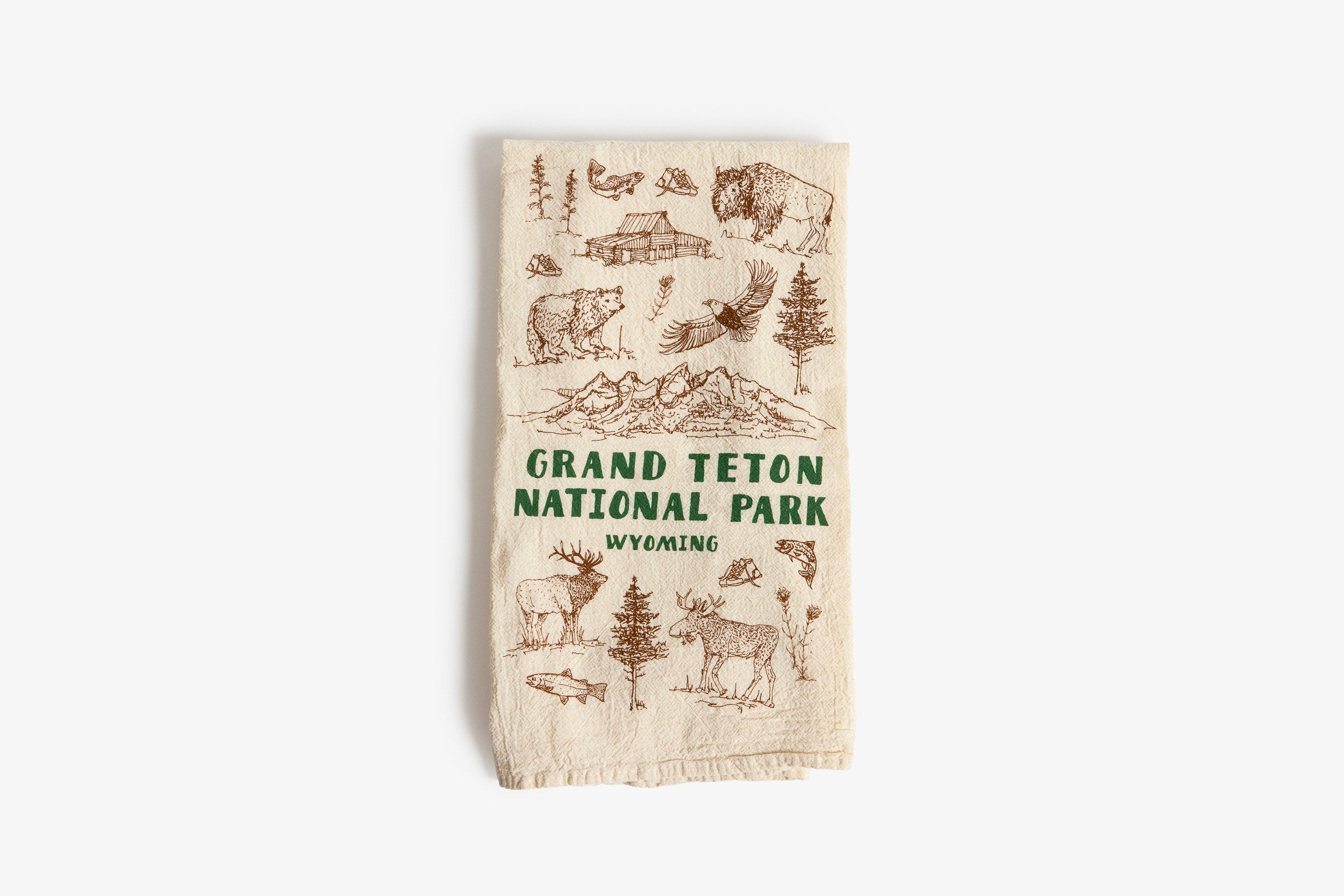 Grand Teton National Park Tea Towel