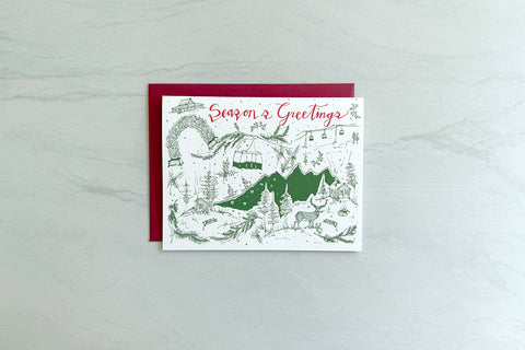 NEW! Seasons Greetings Doodles Card