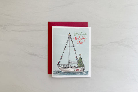 NEW! Sailboat Cheer Card