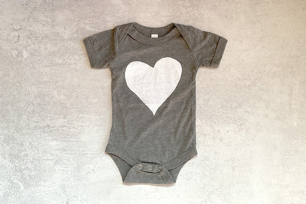 Heart Baby Onesie - Bird & Buffalo