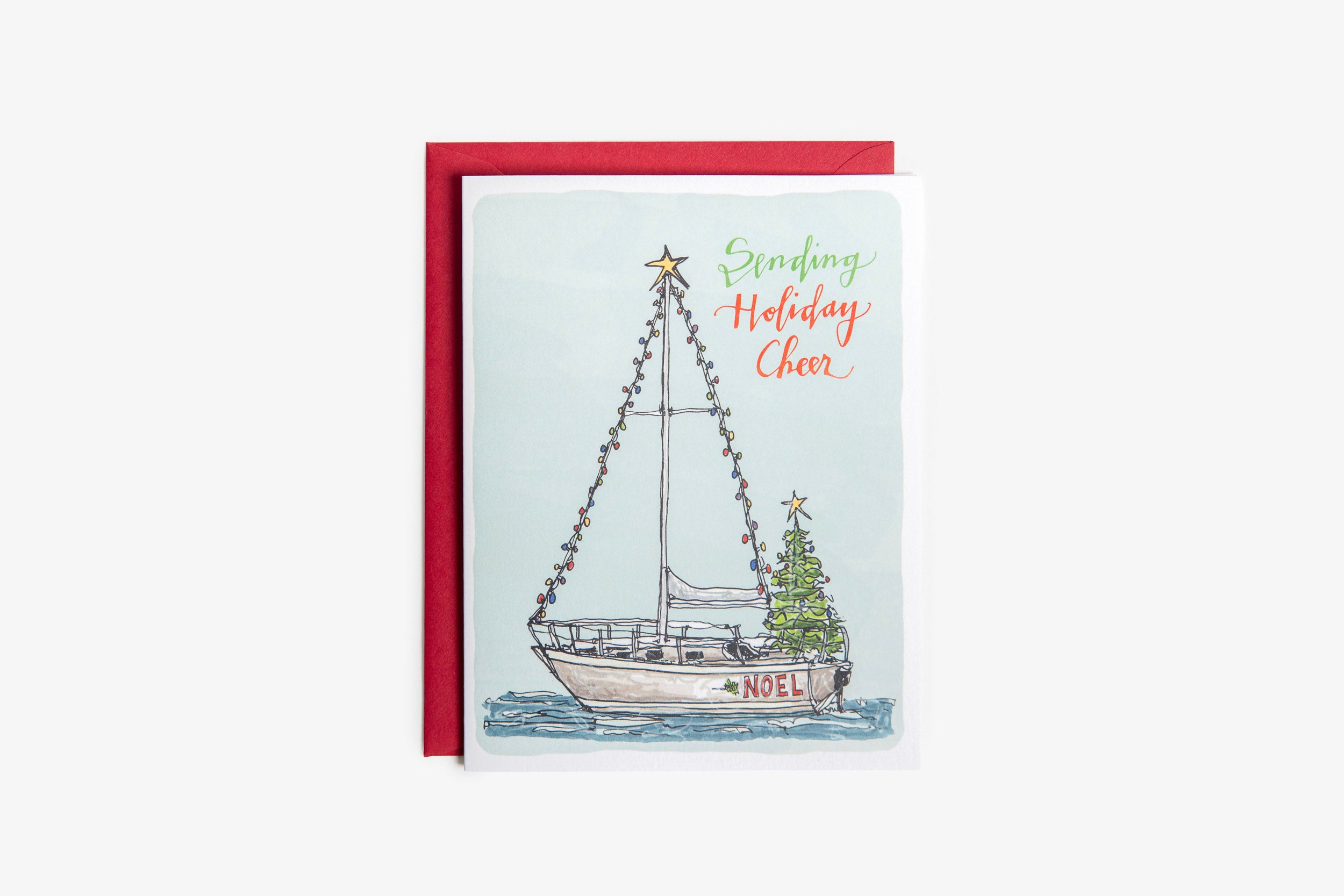 Sailboat Cheer Greeting Card