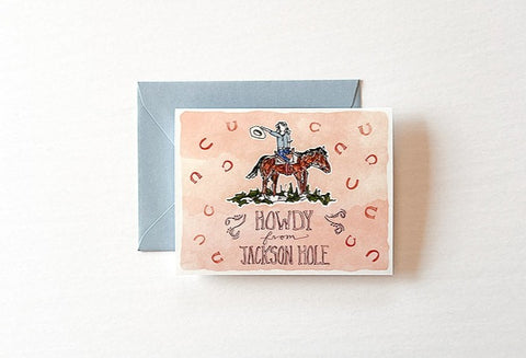 Howdy from Jackson Hole Card