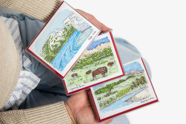 Jackson Hole Set of 6 Greeting Cards