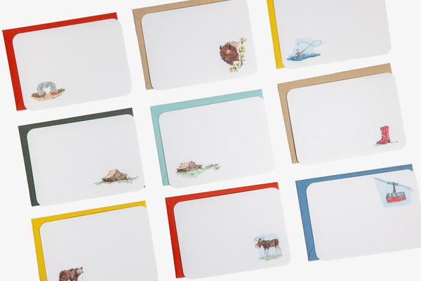 Illustrated American West Notecard