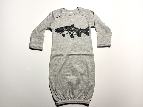SALE - Trout Baby Gown