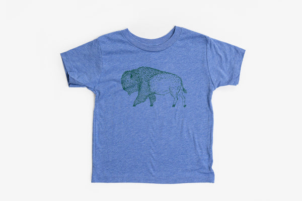 Furry Bison Design Kids Shirt