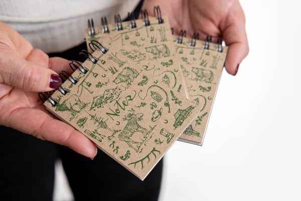 "Notes" Letterpress Notebook - Bird & Buffalo