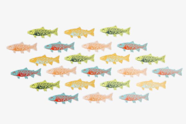 Trout Sticker - Bird & Buffalo