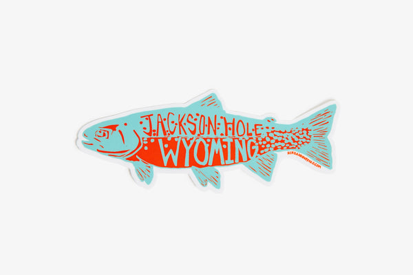 Trout Sticker - Bird & Buffalo