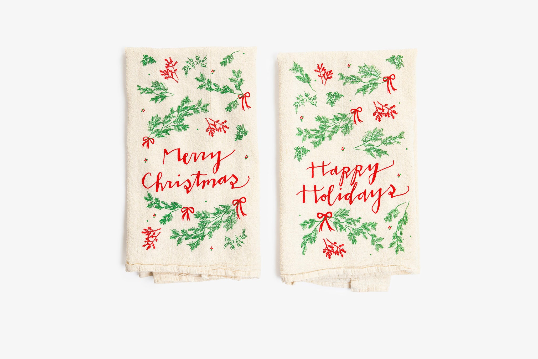 Pick Your Sentiment Holiday Tea Towel - Bird & Buffalo