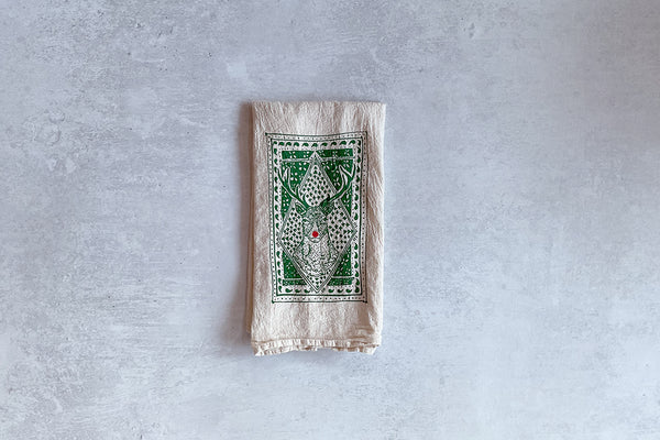 Stag Red Nose Tea Towel