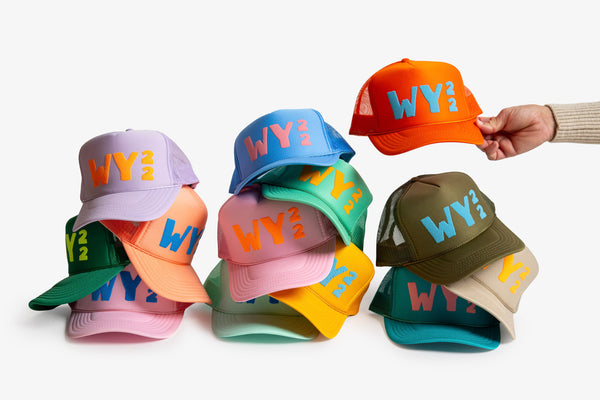 WY-22 Trucker Hat - Bird & Buffalo