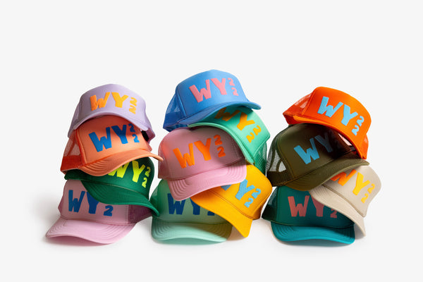 WY-22 Trucker Hat - Bird & Buffalo