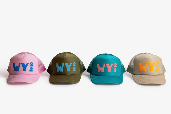 WY-22 Trucker Hat - Bird & Buffalo