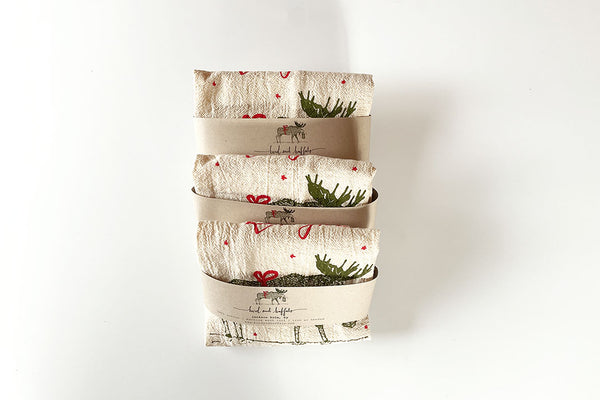 Merry Moose Tea Towel