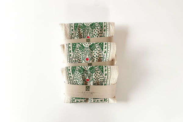 Stag Red Nose Tea Towel - Bird & Buffalo