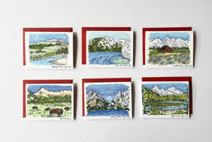 Jackson Hole Set of 6 Cards