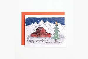 Happy Holidays from the Mountains  Card