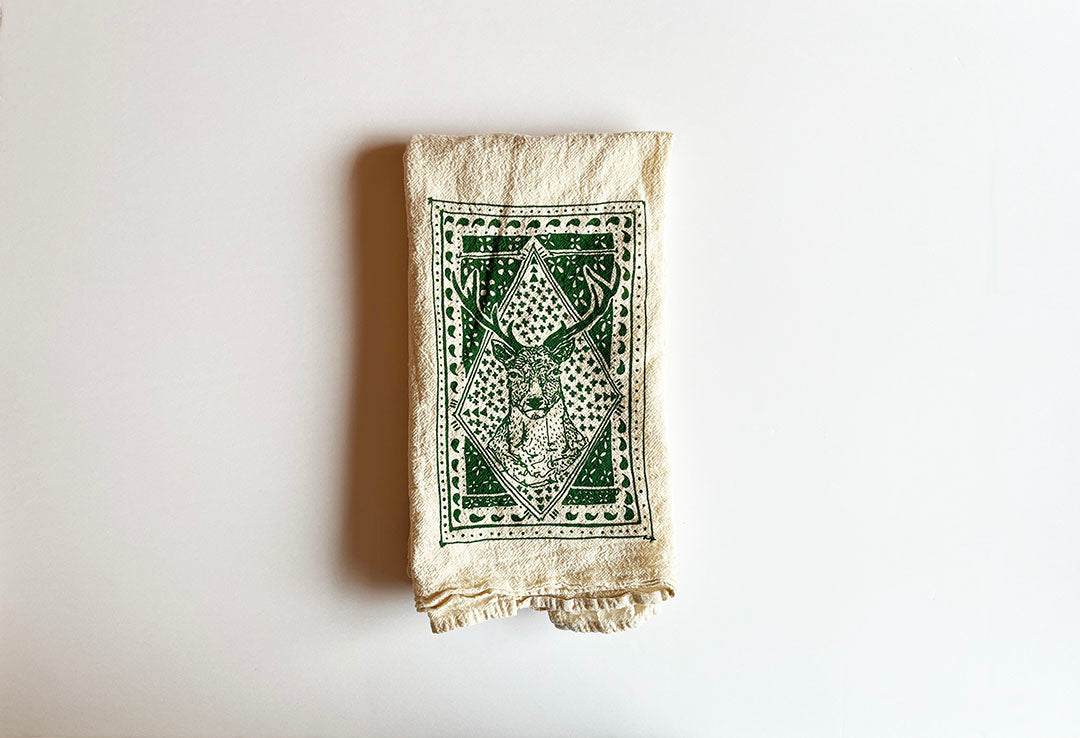 Stag Tea Towel - Bird & Buffalo