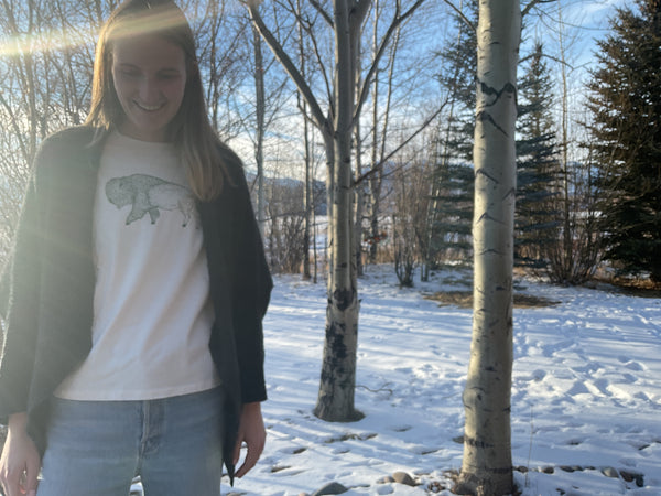 Bison - Women's Boxy Shirt - Bird & Buffalo