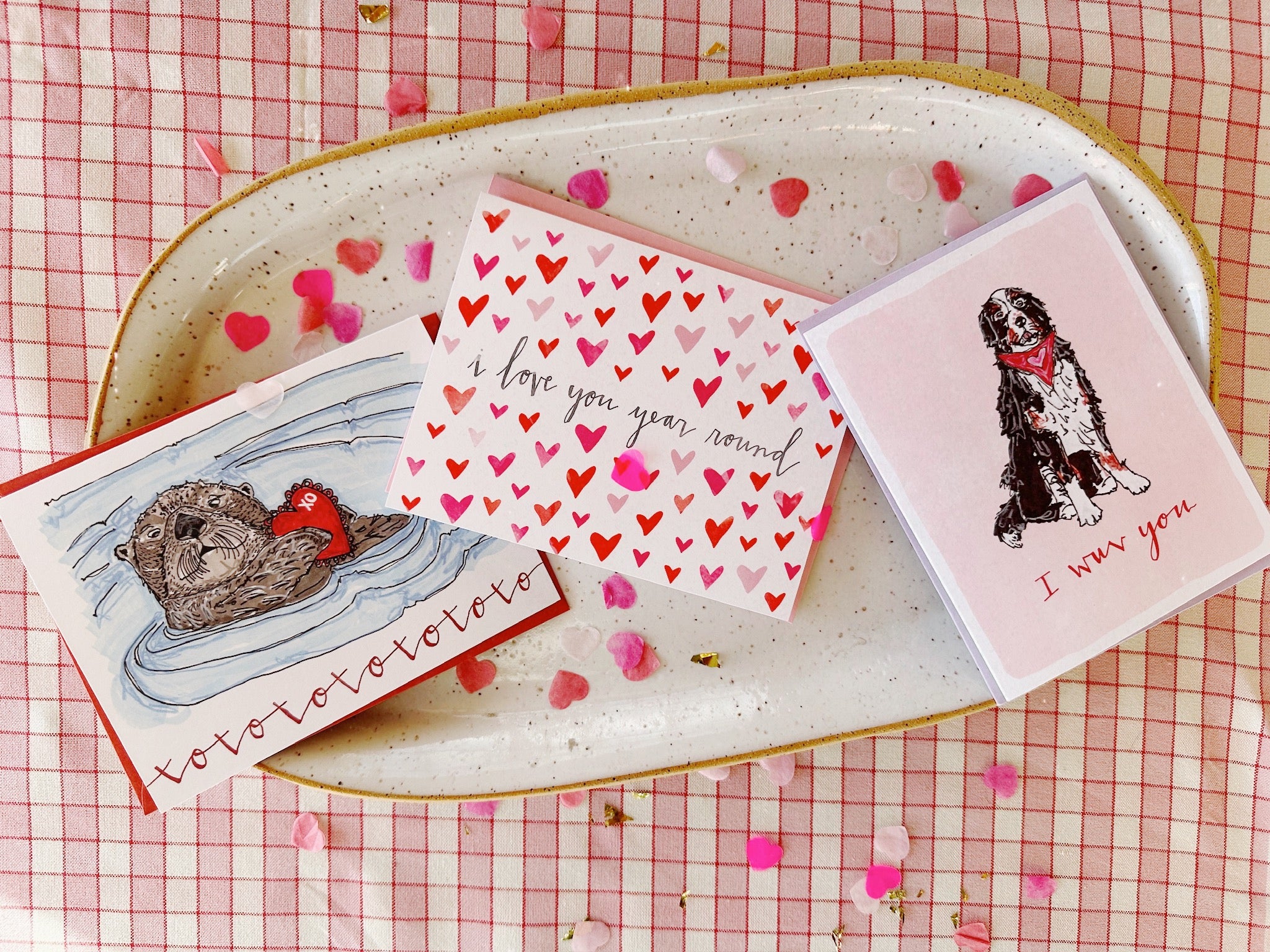 Otter Love Card - Bird & Buffalo