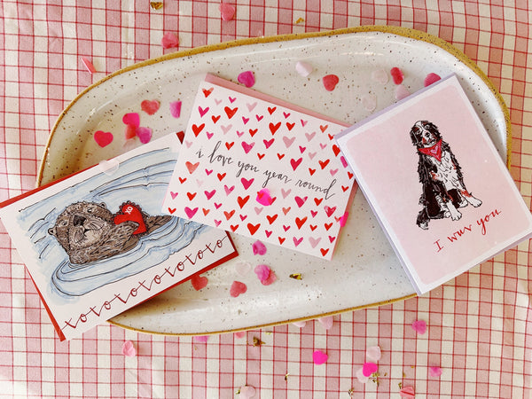 Otter Love Card - Bird & Buffalo