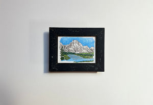 Mount Moran - Black Frame