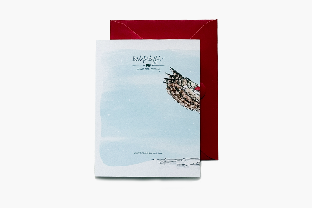 Magic Owl Card - Bird & Buffalo