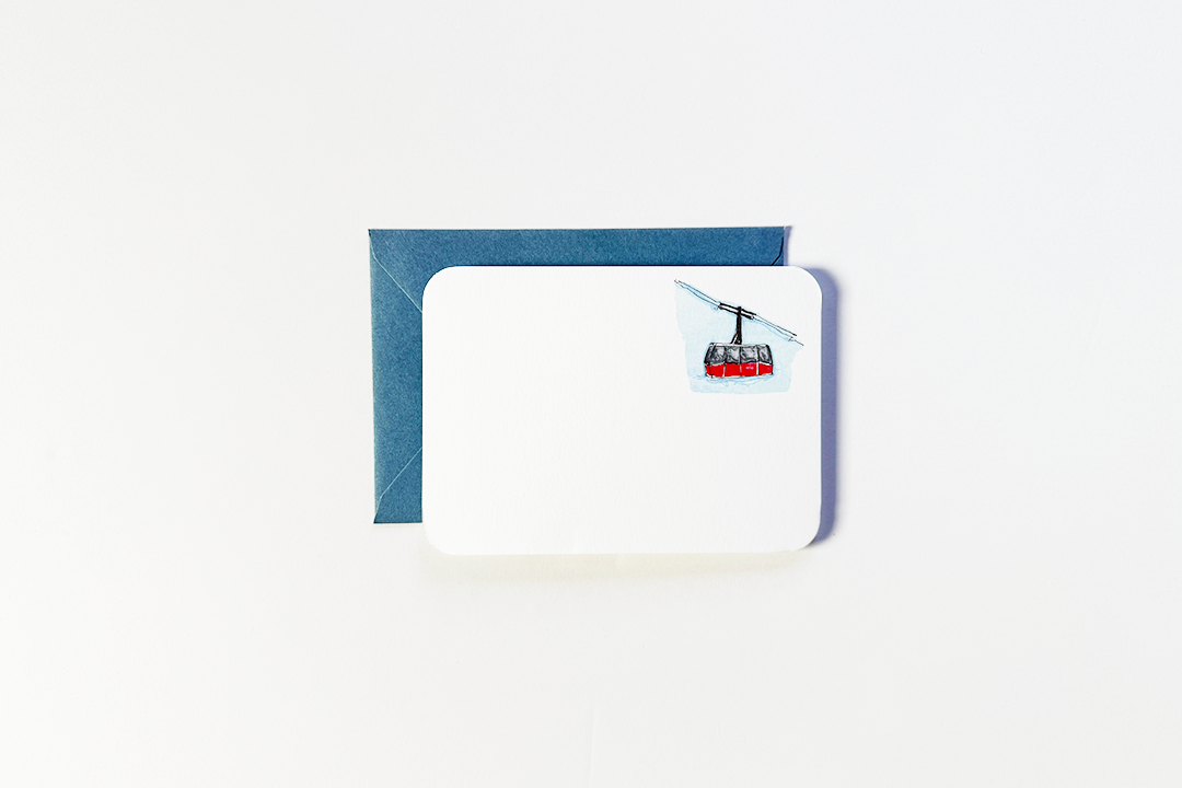 Note Card - Bird & Buffalo