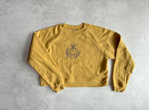 Cowgirl - Women's Raglan Pullover Fleece