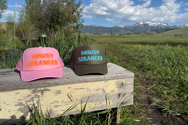 Howdy Stanger Trucker Hat - Bird & Buffalo