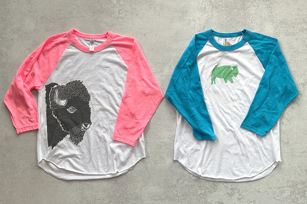 SALE - Various Kids Baseball Shirts - Bird & Buffalo