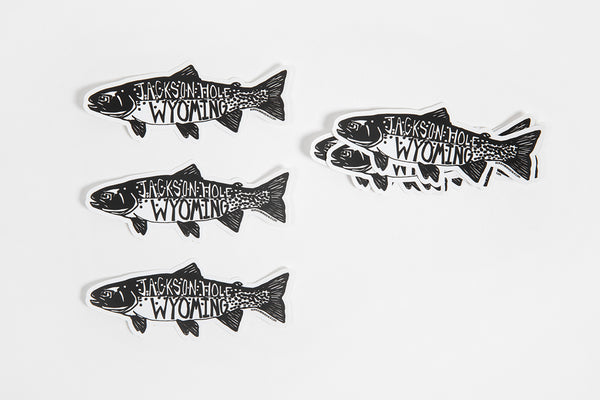 Trout Sticker - Bird & Buffalo