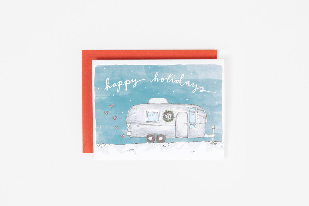 Bungalow Happy Holidays Card