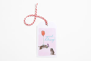 Gift Tag - Special Delivery Marmots - Bird & Buffalo