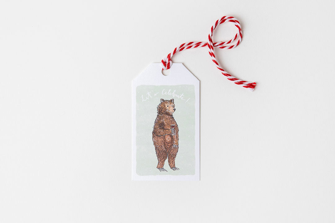 Gift Tag - Let's Celebrate Bear