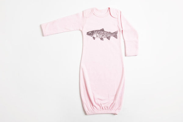 Trout Baby Gown - Bird & Buffalo