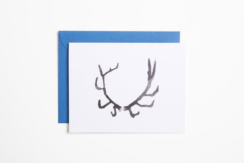 Greeting Card - Antler - Bird & Buffalo
