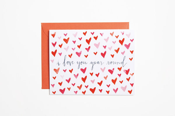 Greeting Card - Love You Year Around - Bird & Buffalo