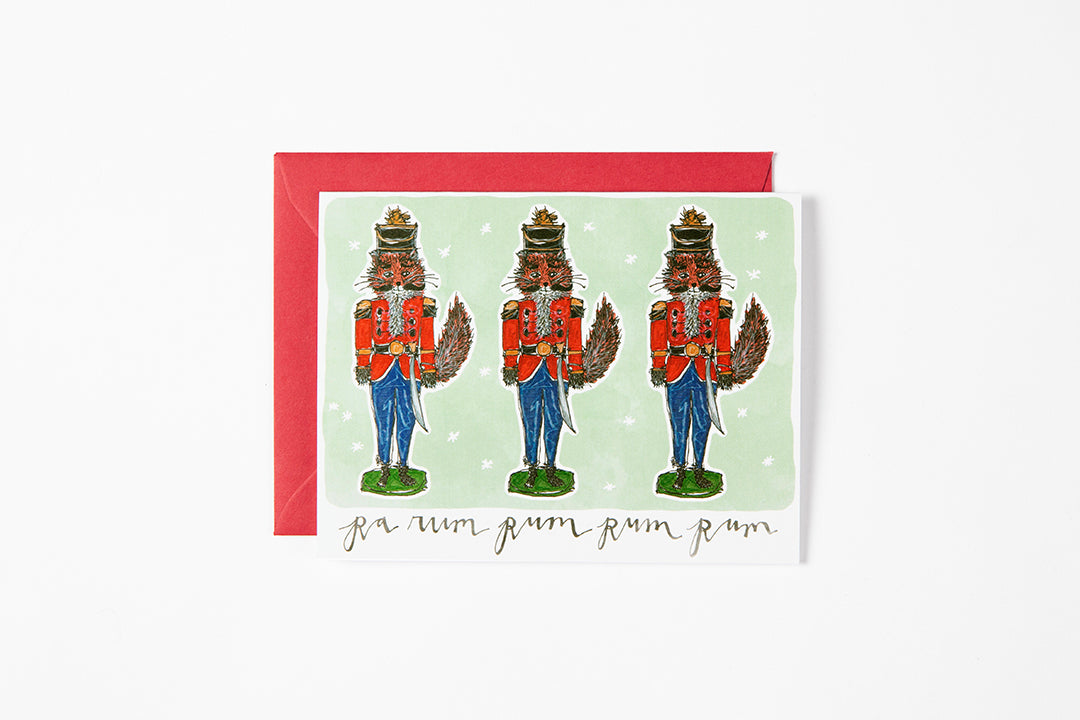 Greeting Card - Fox Nutcracker - Bird & Buffalo