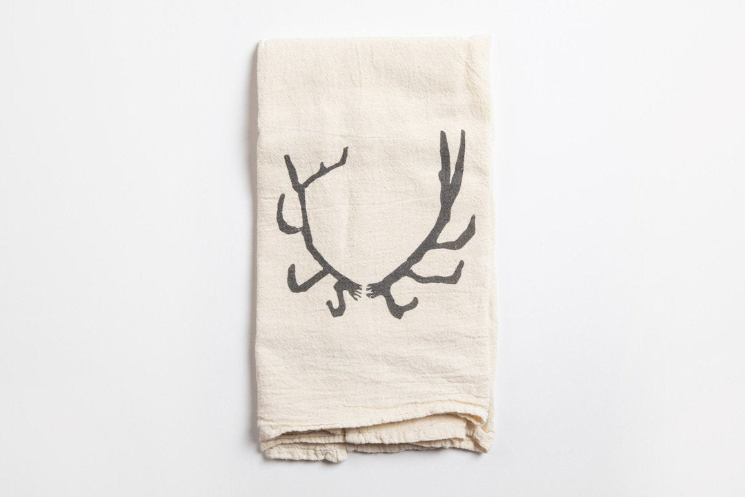 Tea Towel - Antler - Bird & Buffalo