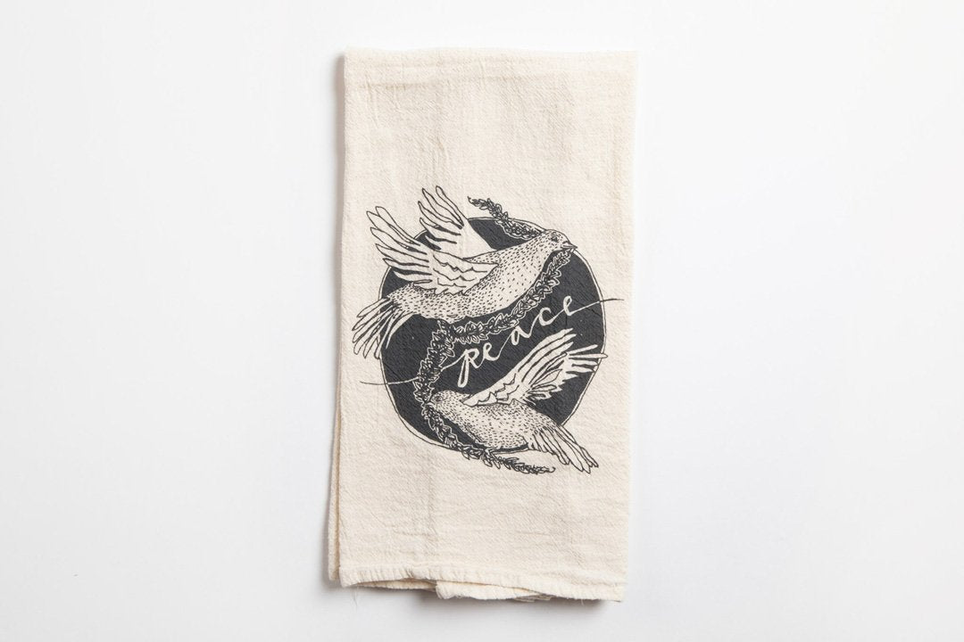 Tea Towel - Peace Doves - Bird & Buffalo