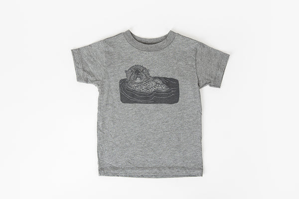 Otter Kid's Shirt Gray - Bird & Buffalo